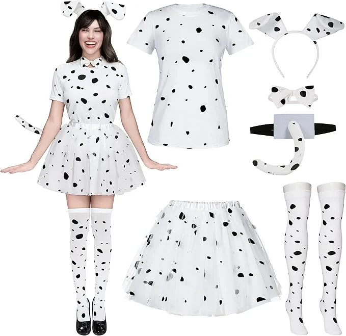 専用⑦ Spooktacular Creations Women's Dalmation Dog Halloween Costume Set
