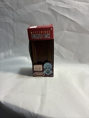 Puzzle Box Secret Hidden Compartment Wood Money Mystery Brain Teaser