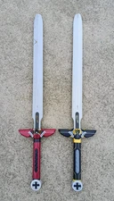 Set of 2 Nerf N-Force Foam Marauder 2-Hand Long Sword 40" *READ* FOR REPAIR