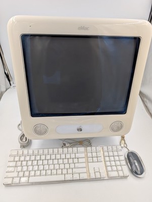 Apple eMac A1002 G4 All in One 700Mhz 40GB hdd with Keyboard/Mouse (260118)