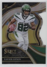 2023 Panini Select Club Level Black & Green Prizm Die-Cut Xavier Gipson #205 2rd