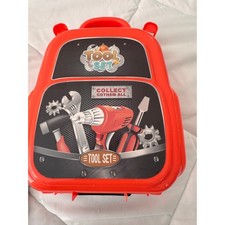 9 Pcs Kids Tool Set Pretend Play WorkshopCinstruction Repair Kit with Storage