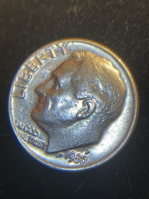 1980 D Dime Errors Filled in ''P''/Extra Earlobe See Photos.
