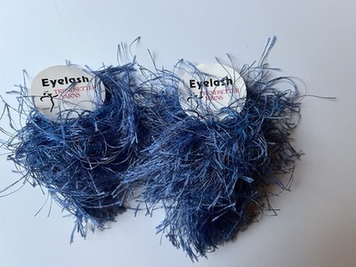 Trendsetter Novelty Yarn Eyelash Blue - Lot Of 2