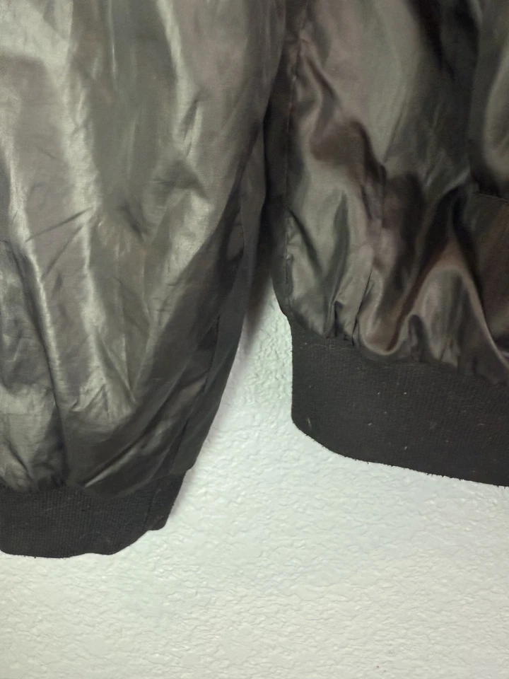 Chaqueta Brandy Melville Mujer Pequeña Bombardero Cremallera Puffer Ligera Informal Foto 4 de 4