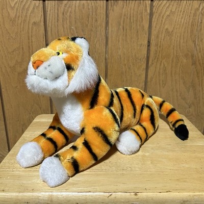 Vintage Disney Store Aladdin Rajah Plush Figure Laying Stuffed Animal Tiger 21 