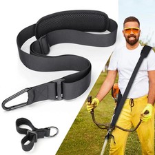 Trimmer Strap for Weed Eater Shoulder Strap Harness Upgraded Metal-Clip Adju