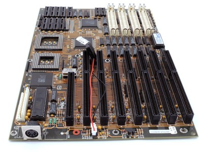 Carte Mère ABIT AB-AD4 Pour 486 – Slots ISA/VLB, 256 Ko Cache, Testée, Fonctionnelle (pile à Changer)