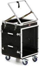Gator GRC-10X12 PU 10U Top / 12U Front Console Audio Rack