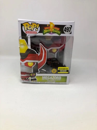 Funko POP! Megazord Glow in the Dark Supersized #497 DAMAGED BOX SEE PICS