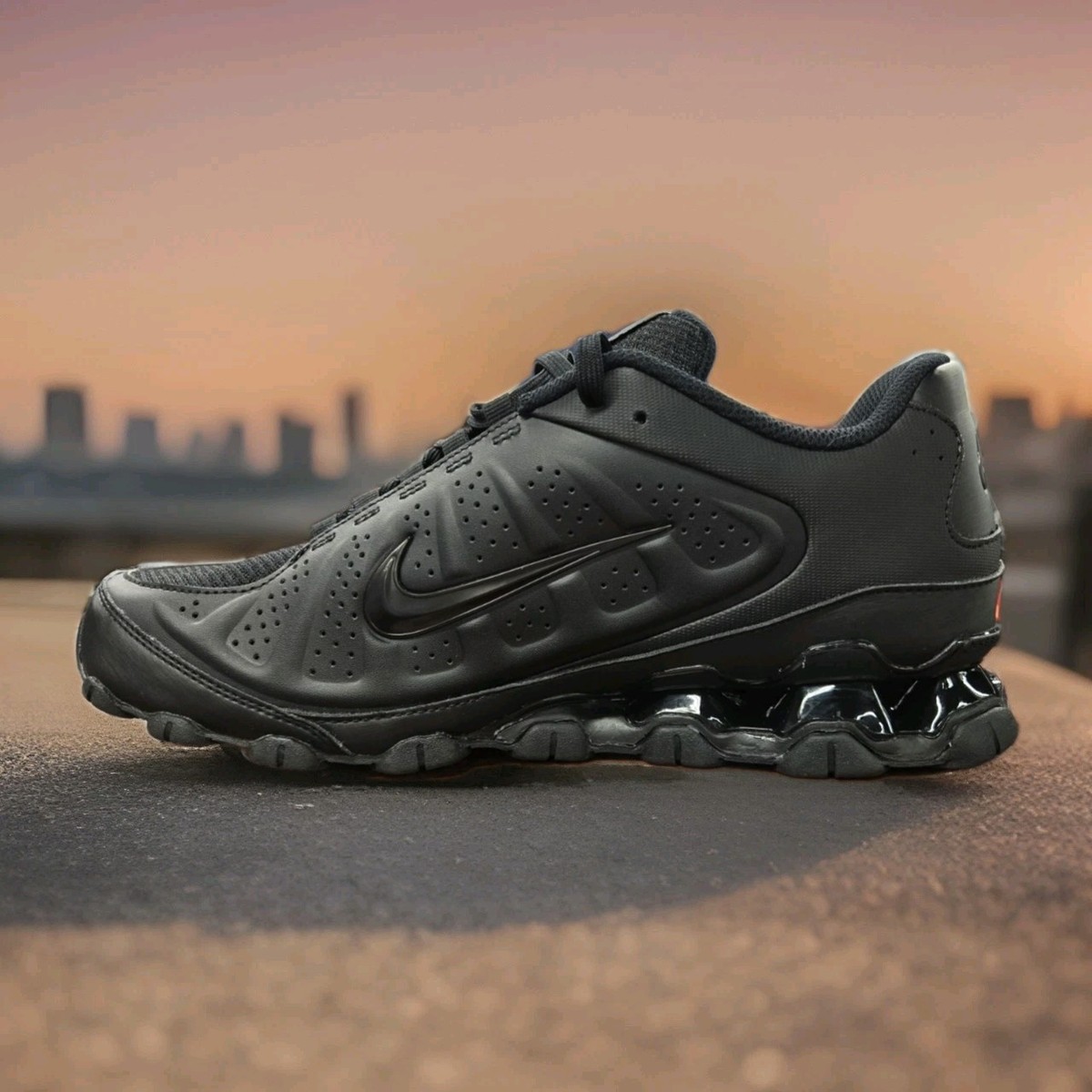 Men's Nike Reax 8 NSW SL Sneaker - Black/Black | eBay