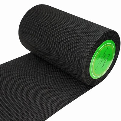 Knit Elastic 4 Inch Wide Black Heavy Stretch High Elasticity Knit Elastic Ban...