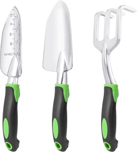 Ensemble d'outils de jardin 3 Ensemble d'outils de jardinage robustes comprenant la pelle de jardin