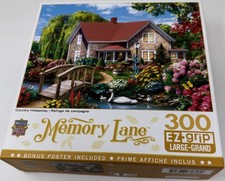 Master Pieces Puzzle - Country Hideaway - Memory Lane - 300 Pieces - Complete