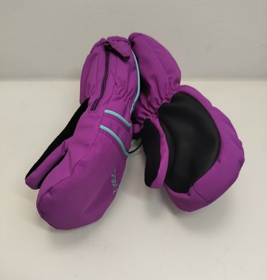 Kids HEAD Ski Mittens Insulated Snow Gloves XS Zipper Winter NWT