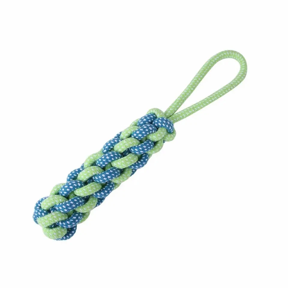 Hund Spielzeug Spring Pole Seil 5m Baumwolle Zahnen Übung langlebig - Bild 3 von 4