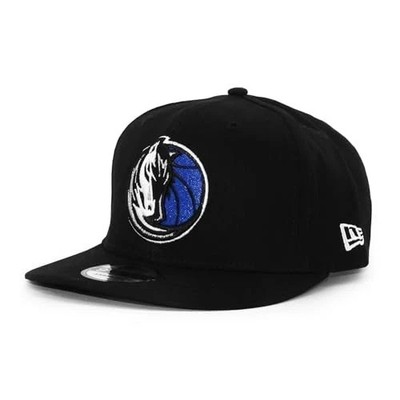Authentic New Era 9FIFTY NBA Dallas Mavericks Adjustable Snapback Hat | Black