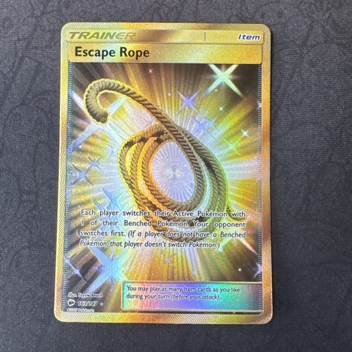 Escape Rope (Secret) 163/147 Sm-Burning Shadows Holo Sun & Moon Pokemon MJ