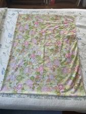 Vintage 70/80s Cannon Twin Sheet Set Floral Watercolor Cottagecore