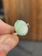 9ct Gold Antique Natural Opal Ring 2 Grams 