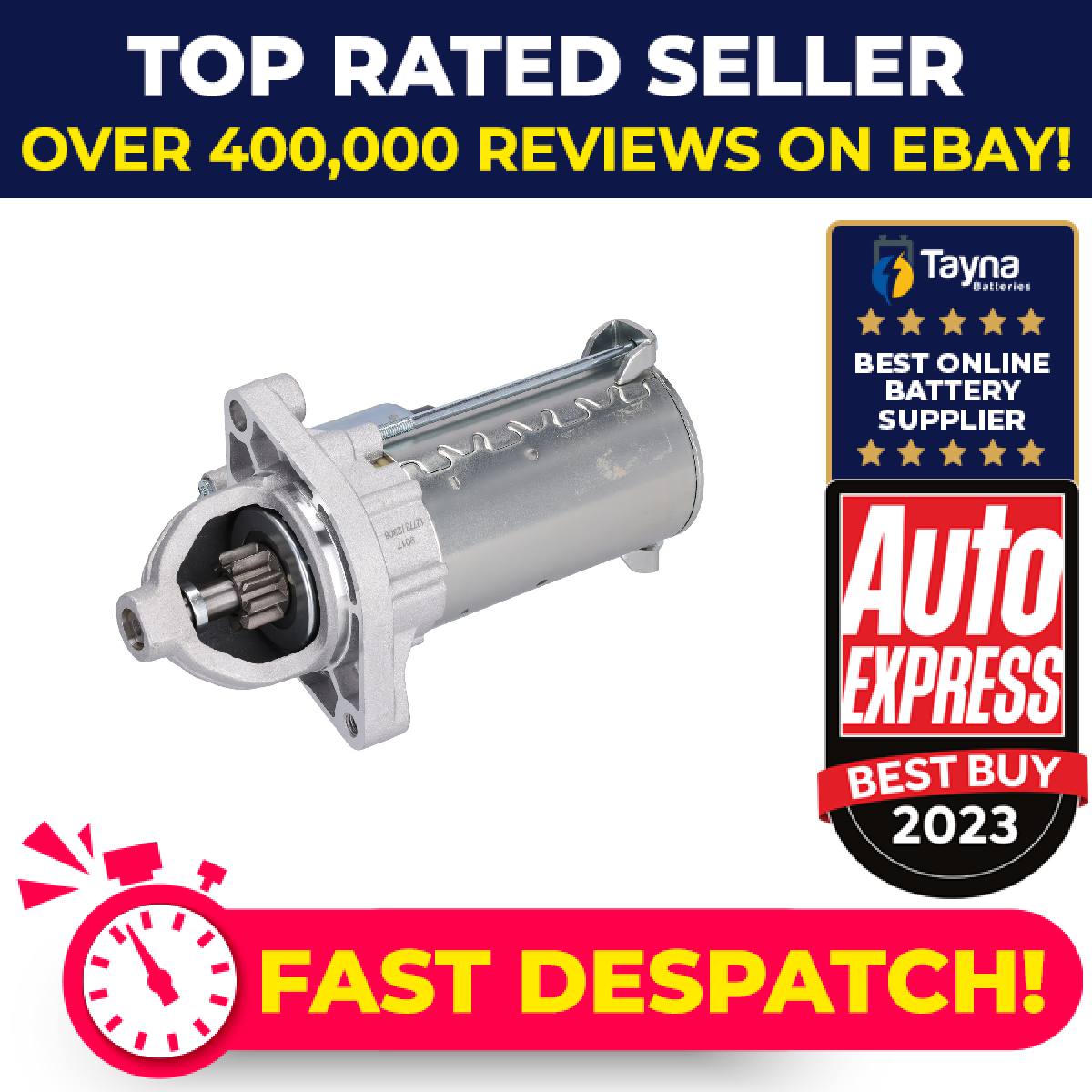 Starter Motor fits CITROEN NEMO AA 1.3D 2010 on 1612794380 Febi Quality New