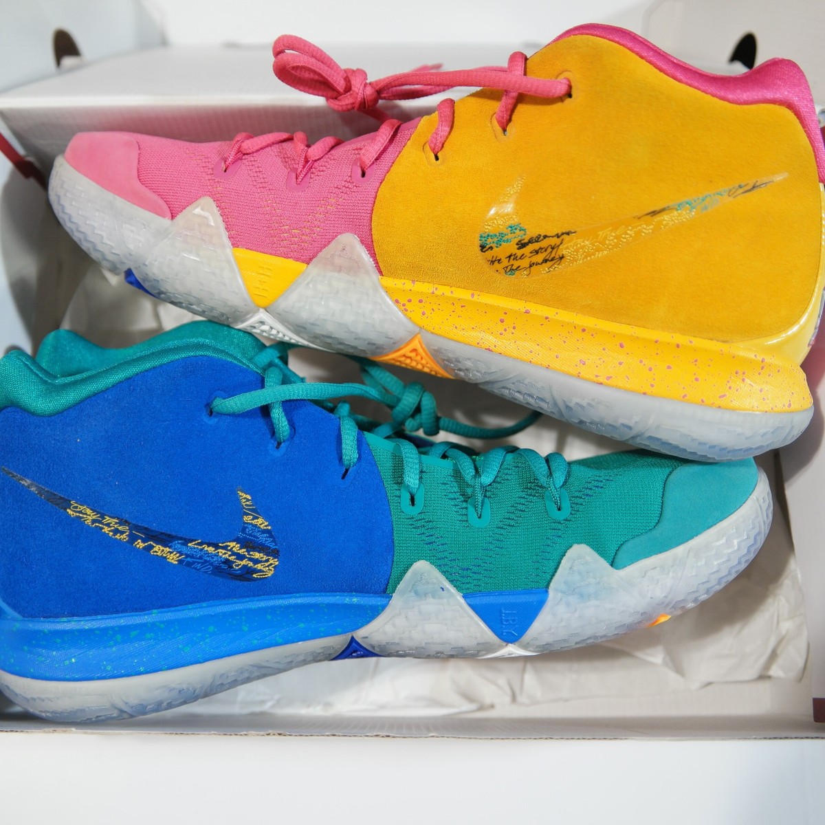 Kyrie 4 NBA 2k18 Size 10 VERY RARE Promo Sample DS BNIB KYRIE