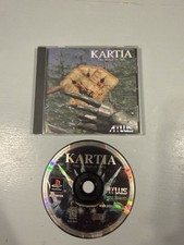 Kartia: The Word of Fate (Sony PlayStation 1, 1998) With Manual Tested Working