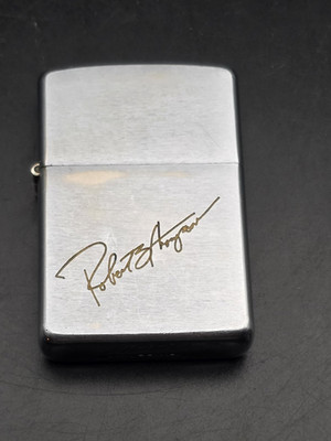 Vintage 1975 ZIPPO Lighter with Lt. Colonel Robert Strayer Signature on One Side