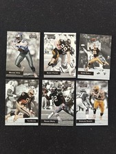 1993 Playoff PROMO Complete 6 Card Insert Set Michael Irvin Tim Brown Sharpe HOF