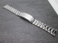 Vintage Stainless Kestenmade USA Watch Bracelet Band Deployment Clasp 19mm 6.5"