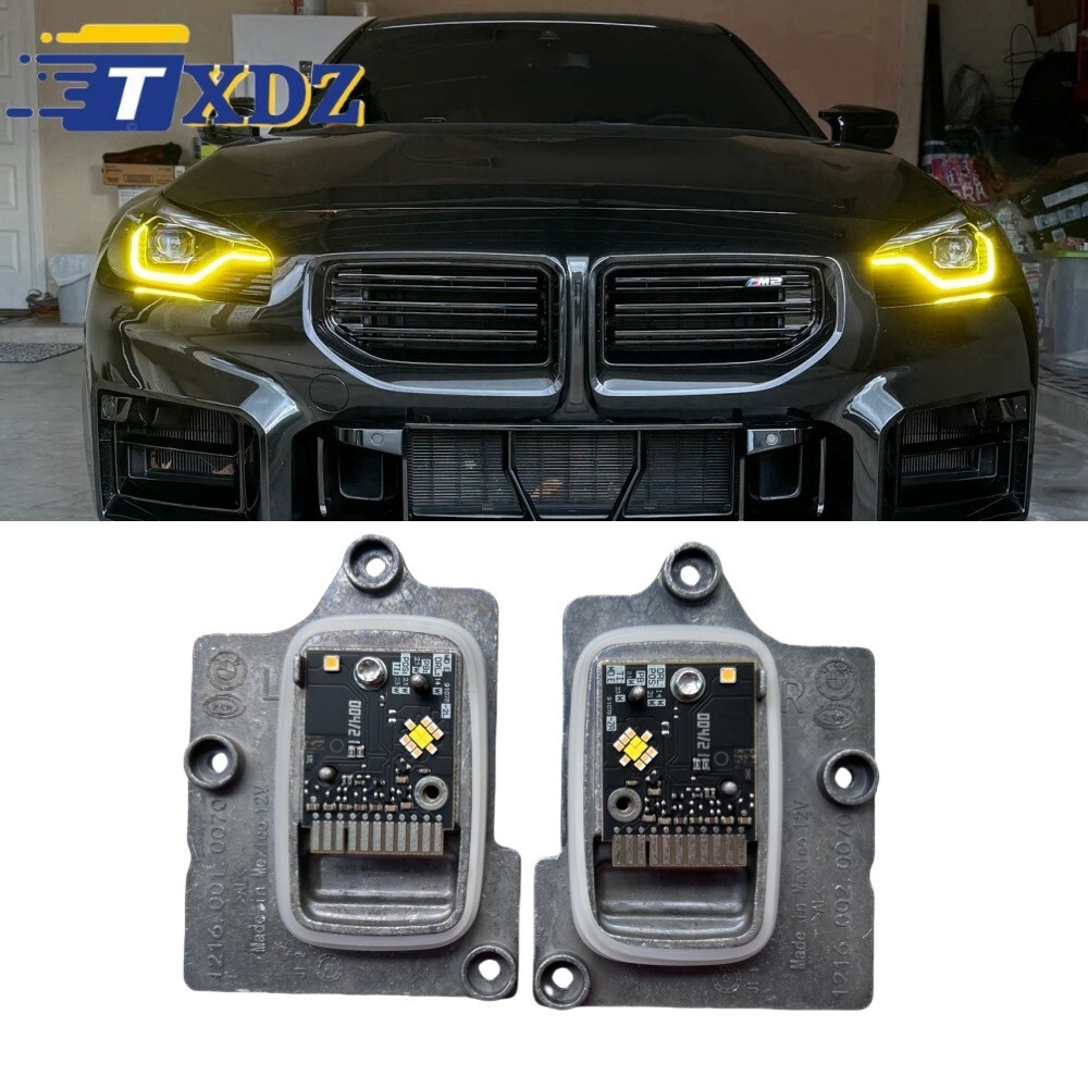 G42 G87 M2 M240i Headlight Modules Yellow DRL/Angel Eye Modules For BMW ...