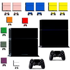 10 Pure Clean Solid Skin Sticker for Sony PS4 PlayStation 4  2 controller skins