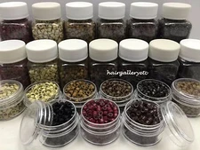 Silicone Lined Micro Rings Crimp Beads for Feather Hair I Tip Extension HOOK USA