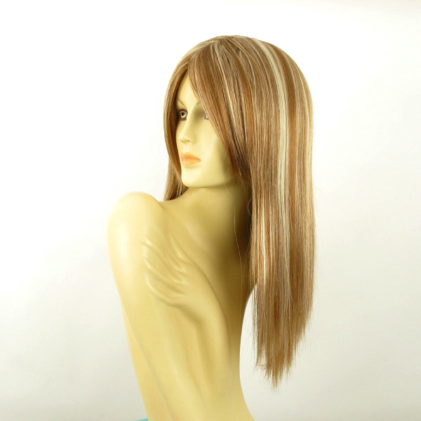 Perruque Mi-longue Blonde Cuivrée Claire - Synthétique, Taille Moyenne, Neuf Avec étiquettes