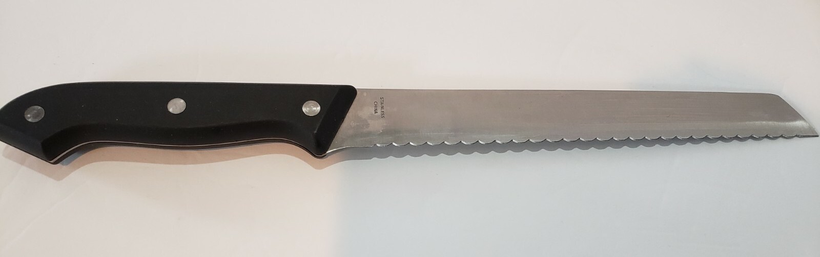 Ronco Showtime Six Star Stainless Steel Knives Carving #2 Bread #4 Set Of 2