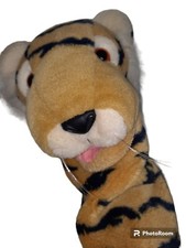 Vtg Tiger Puppet Dakin 1991 Plush Stuffed Animal Nice Size