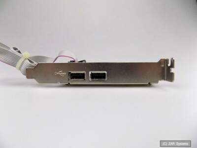 Original ASUS USB 2.0 2-Port Blende Bracket Kabel Adapter Erweiterung NEUW. BULK