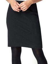 New Womens Plain Bodycon Skirt Office Ladies Pencil School Uniform Size 6-26