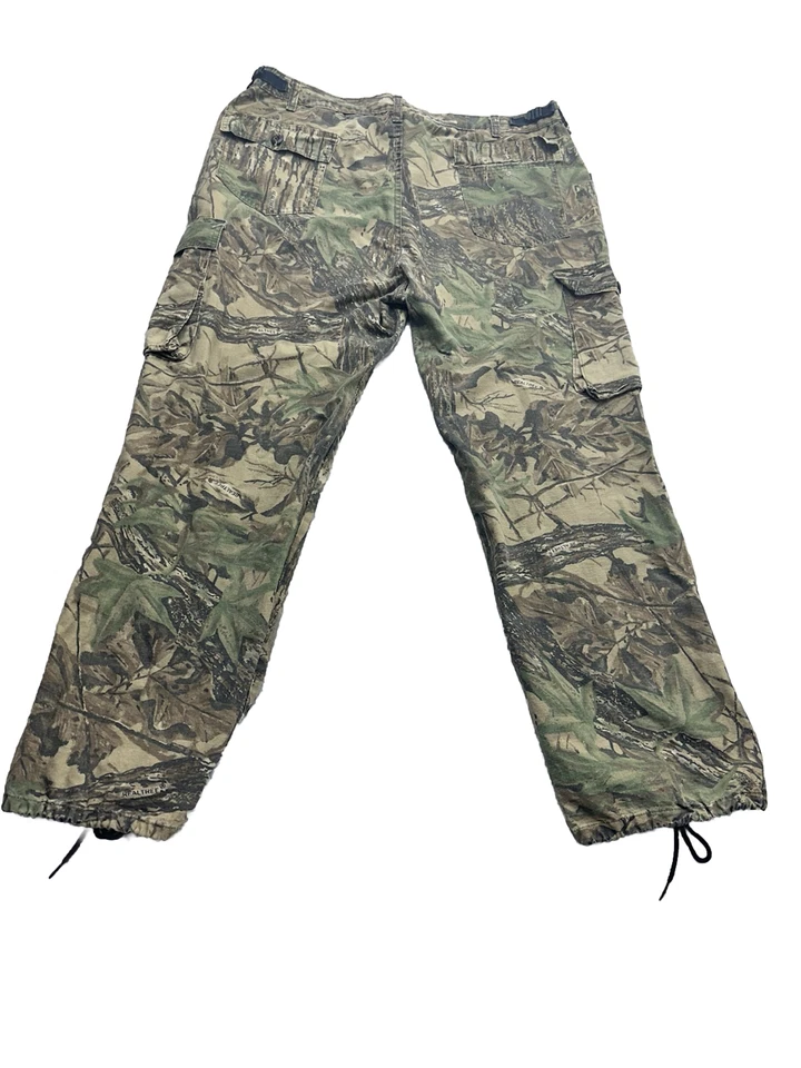Liberty Realtree Advantage Camo Cargo Pants Mens XL 40-42x32 Made In USA VTG - Image 2 of 4