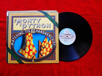 MONTY PYTHON   MATCHING TIE & HANDKERCHIEF      DIE CUT COVER    ERIK IDLE