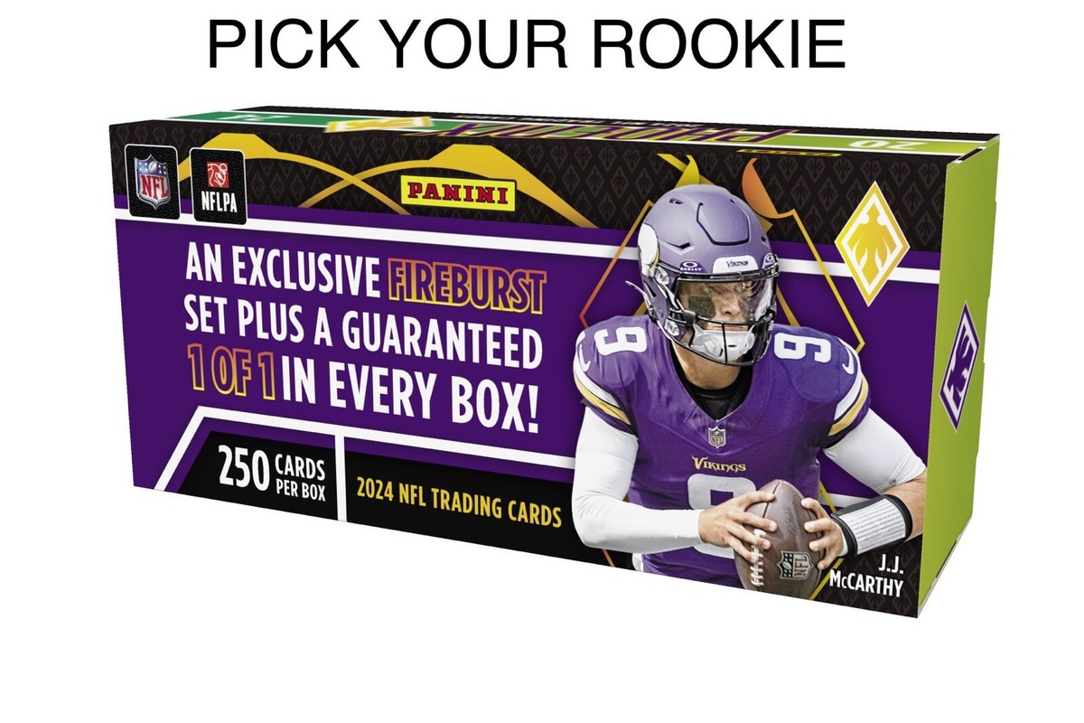 2024 Phoenix Football Exclusive Set - Fire Burst YOU PICK Player