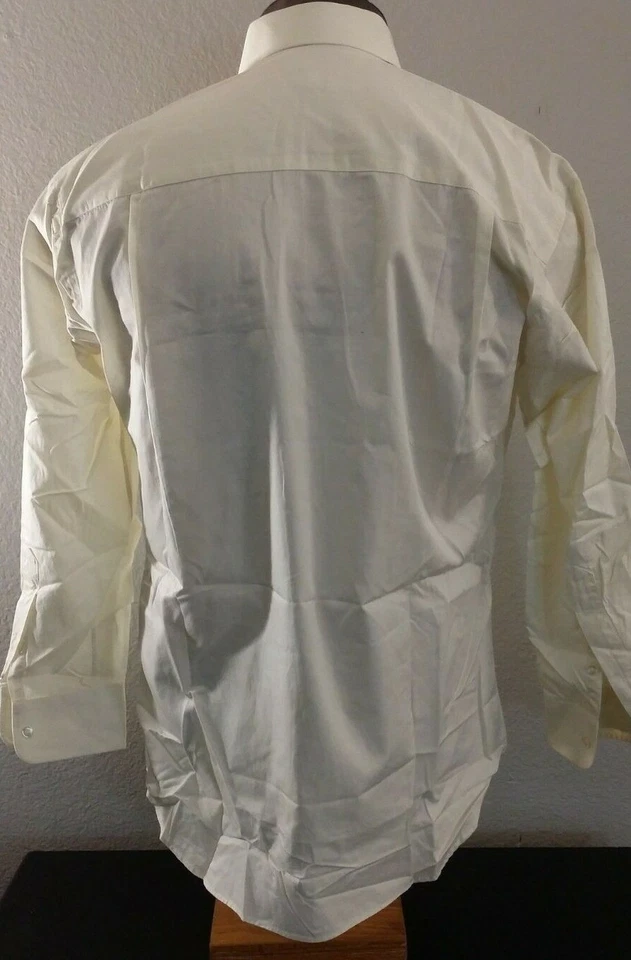 Camisas de vestir para hombre Ike Behar marfil y verde algodón cuello punta 15,5/33 - Lote 2 Foto 4 de 4