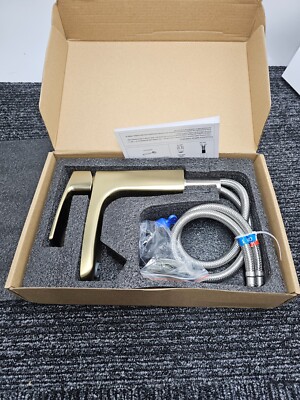 Bathroom Basin Sink Brushed GOLD Faucet Low Lead Copper  BM3301-D