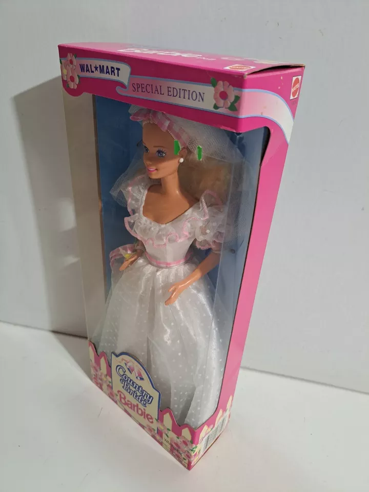 NUEVO EN CAJA Mattel 13614 Country Bride Barbie 1994 Barbie 11.5 Muñeca Walmart Edición Especial Foto 4 de 4