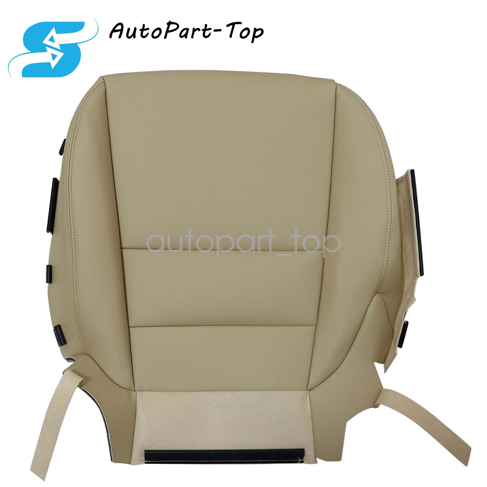 Fits 2007-2012 Acura MDX Driver Side Bottom Replacement Leather Seat Cover Tan
