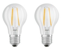 2Er Pack Osram Led Lampe Retrofit Classic A Cl 11W Warmweiss E27 Wie 100W