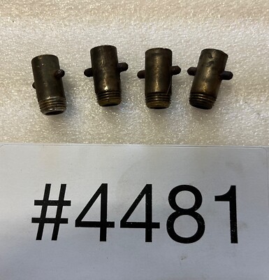 4 Alemite Grease Zeros 1920's 1930's Rear End Hub Chev Pontiac Nash #4481