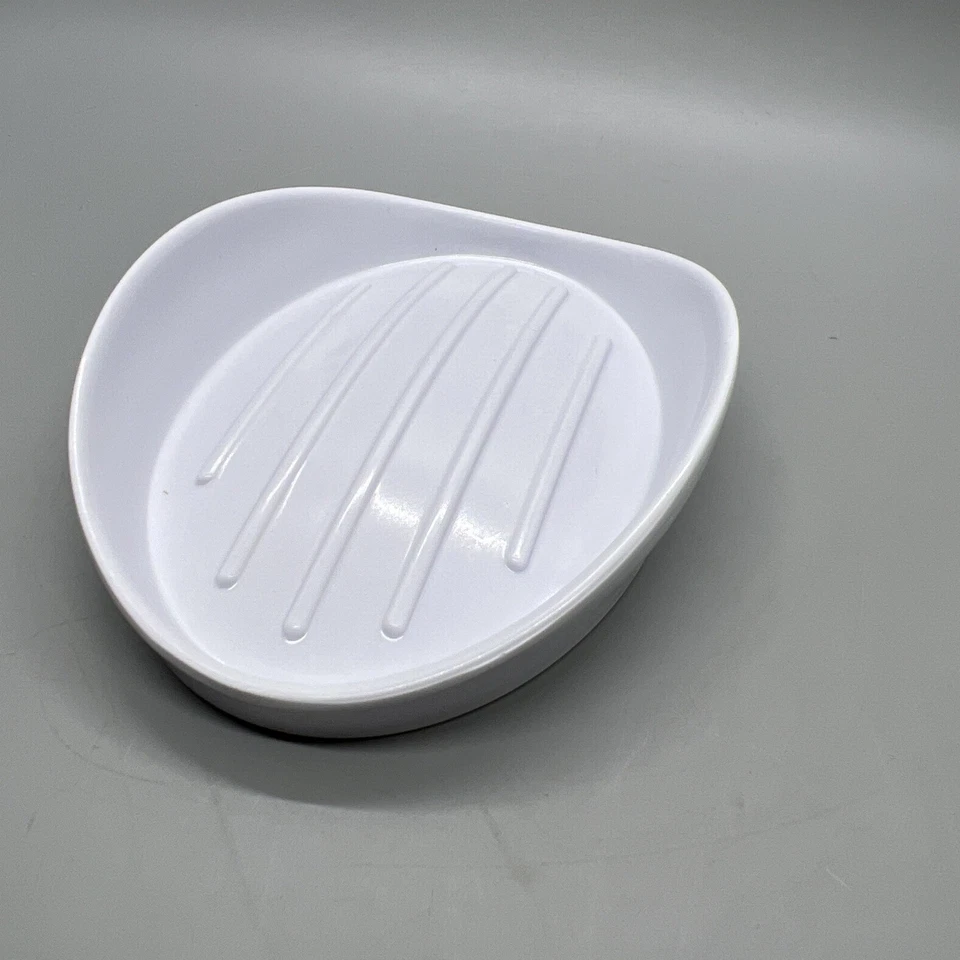 Umbra Bathroom Soap Dish Touch Contemporary Practical Molded Oval Bar 5.5” - Image 2 of 4