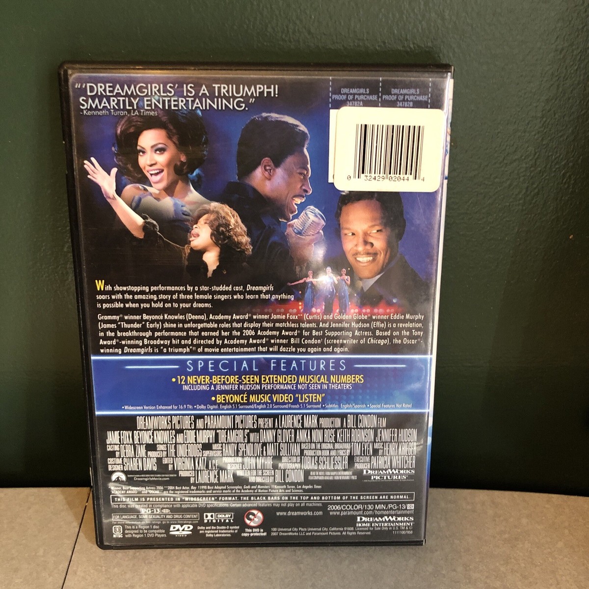 未来予測 2006-2020 CD-ROM & DVD DreamGirls 2006 (DVD) Beyonce Jennifer Hudson Jamie Foxx DVD