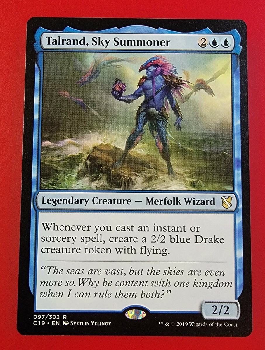 Magic the Gathering [185] Commander 2019 Single Card - 097/302 : Talrand, Sky Summoner